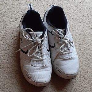 White athletic shoes